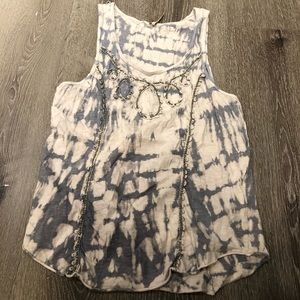 tie dye free people tank top